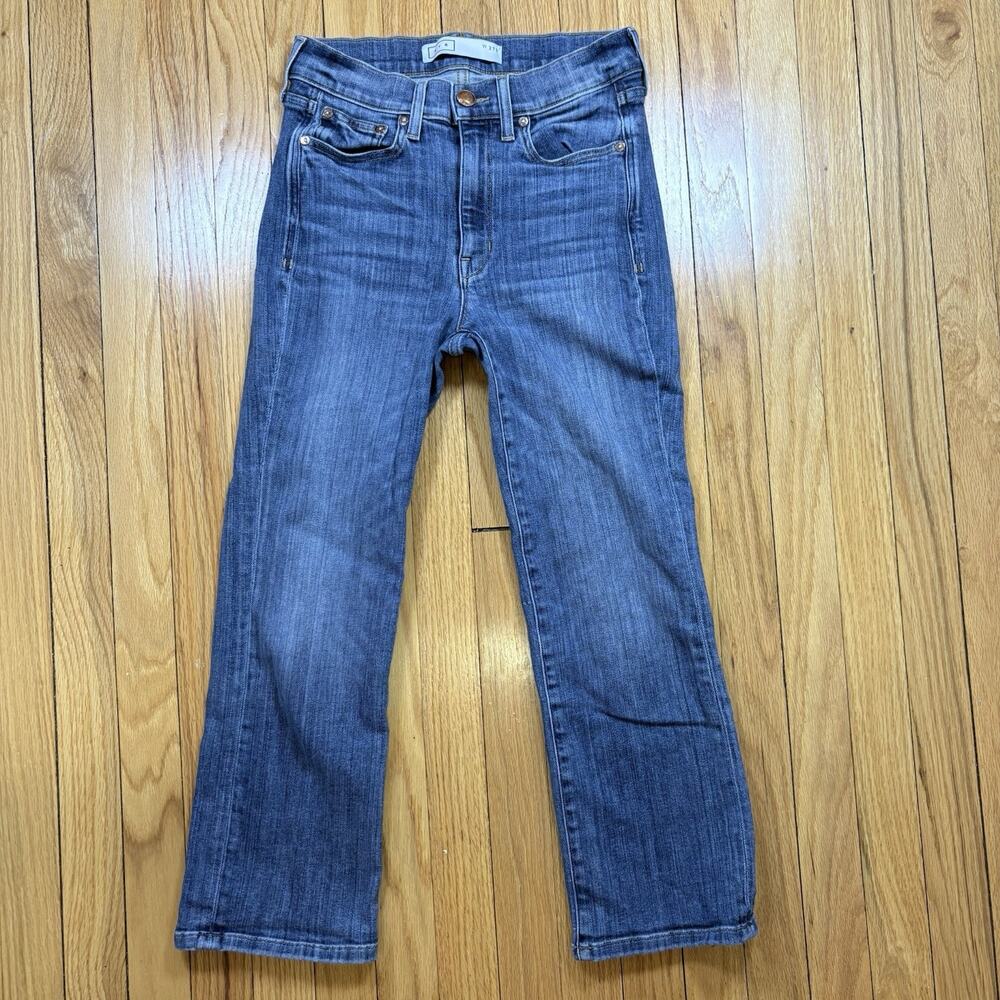 AYR Jeans Womens 27S 27 Short Stretch 5 Pocket Denim Straight The Pop Jeans